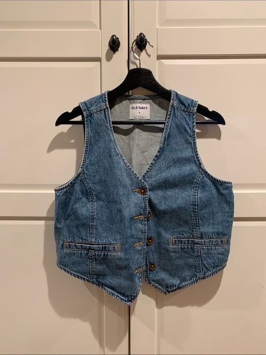 Old Navy Jackets & Blazers - Old Navy Light Blue Denim Vest
